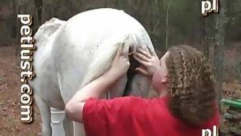 Hardcore horse porn video at the farm