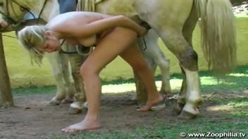 Free bestiality featuring super steamy close-up gape action